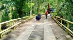 Jembatan Rusak di Kecamatan Purwodadi Selesai Diperbaiki