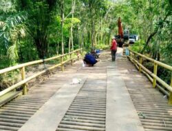 Jembatan Rusak di Kecamatan Purwodadi Selesai Diperbaiki