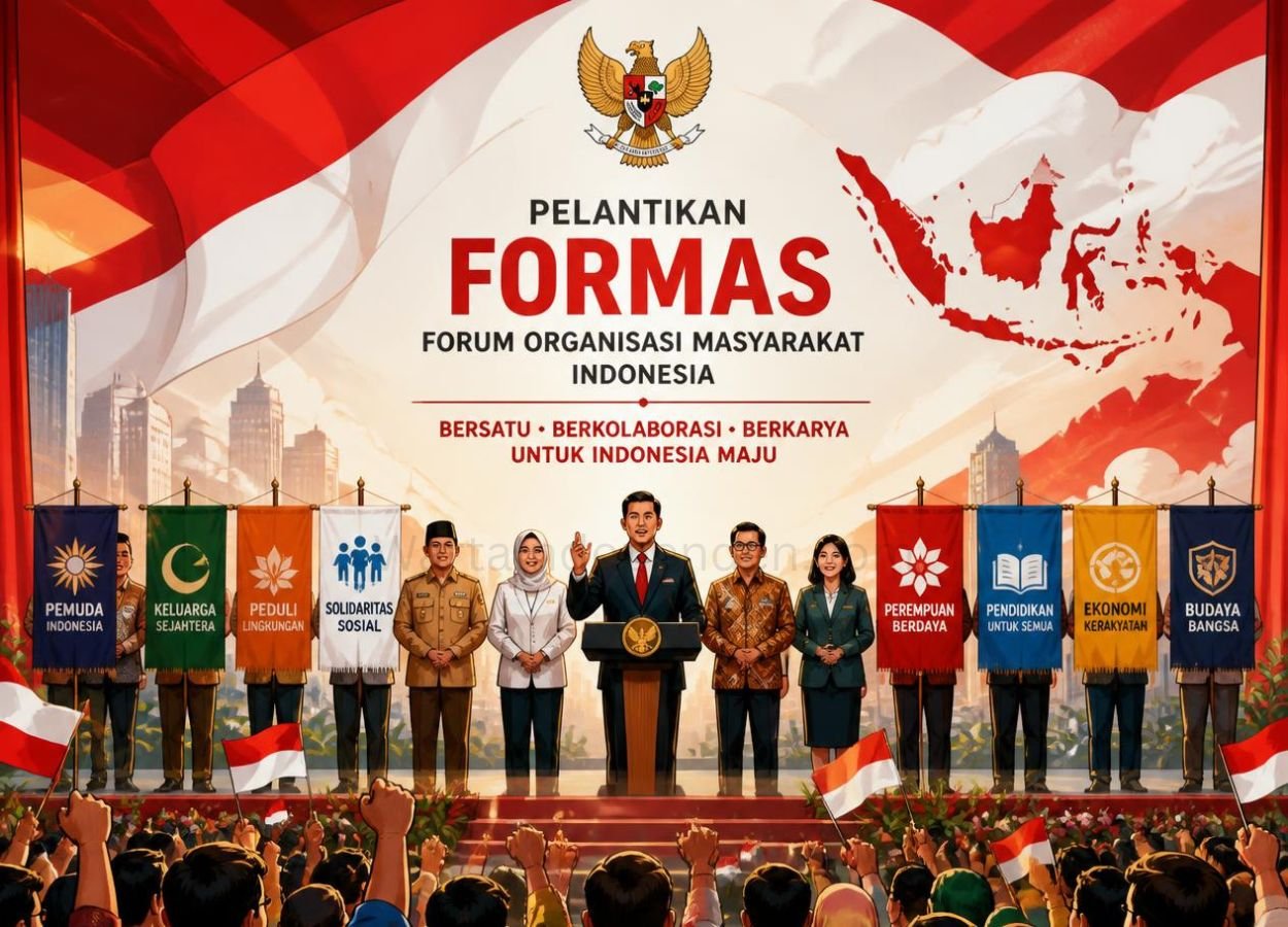 FORMAS Kukuhkan 20 Ormas Baru untuk Perkuat Dukungan Program Pemerintah - WartaIndependen.com