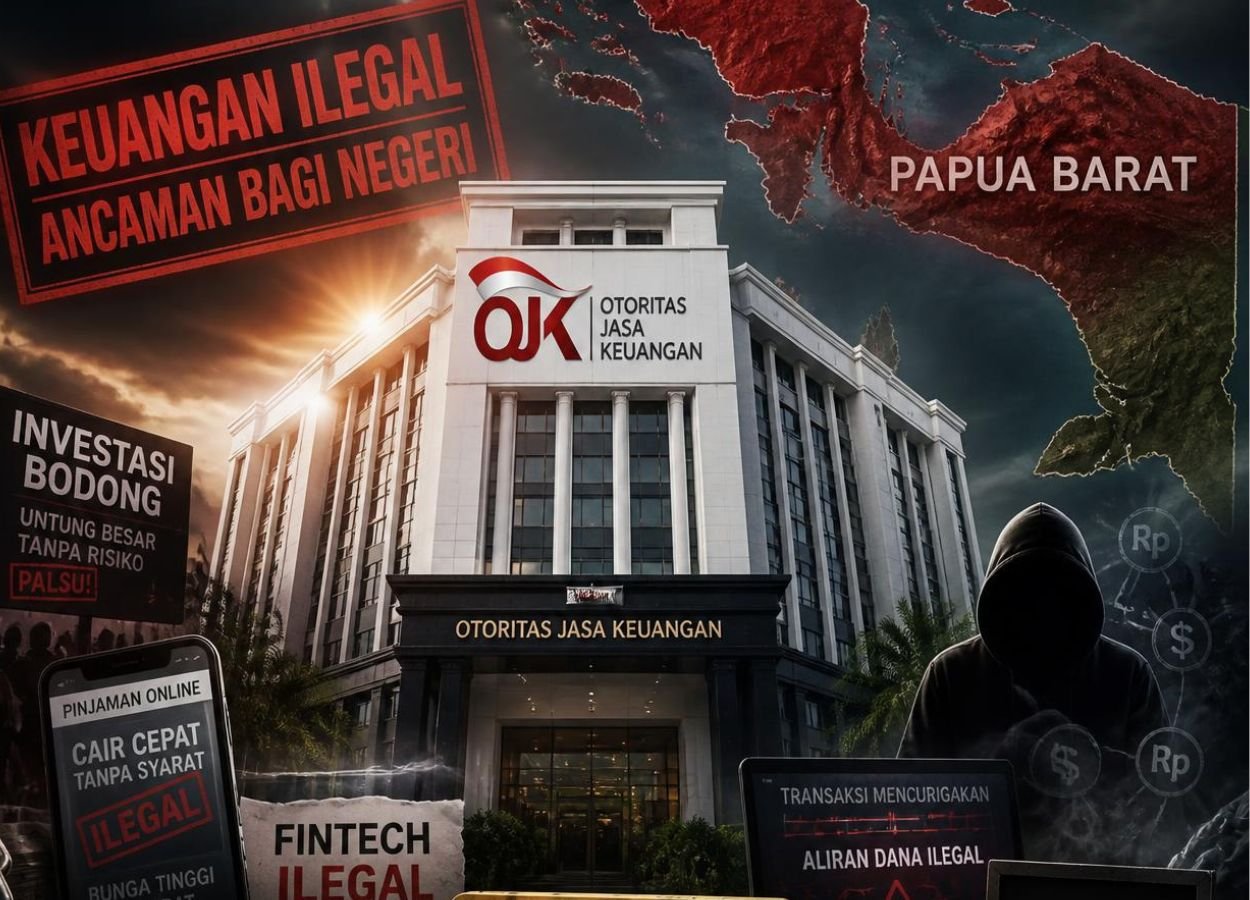OJK Terima 77 Laporan Keuangan Ilegal Papua Barat