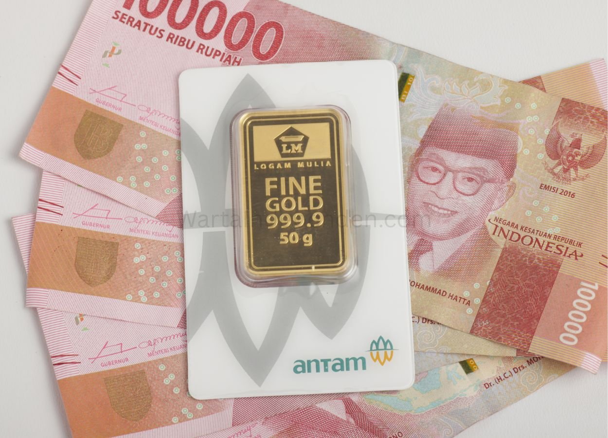 Harga Emas Antam Turun Rp10.000 Jadi Rp2,627 Juta - WartaIndependen.com