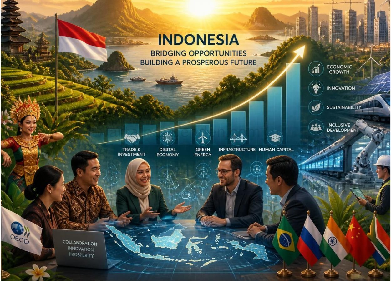 Indonesia Perkuat Posisi Ekonomi Lewat OECD dan BRICS - WartaIndependen.com